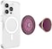 Popsockets Phone Grip With Expanding Kickstand, Compatible With MagSafe, Adapter Ring For MagSafe Included, Wireless Charging Compatible, Red Wine Enamel