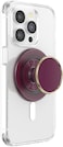 Popsockets Phone Grip With Expanding Kickstand, Compatible With MagSafe, Adapter Ring For MagSafe Included, Wireless Charging Compatible, Red Wine Enamel