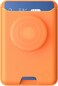 Popsockets Softgoods Phone Wallet With Expanding Grip And Adapter Ring For MagSafe, Phone Card Holder, Wireless Charging Compatible, Wallet Compatible With MagSafe, Cantaloupe