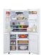 Sharp 850L Gross Capacity French Door Refrigerator, 5 Doors, J-Tech Inverter Compressor, Color White Model &ndash; SJ-FP910-WH5