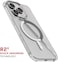 Ghostek Covert iPhone 16 Pro Clear Case - Compatible with MagSafe Accessories, Shockproof Silicone, Minimalist Phone Cover (6.3 Inch, Clear Matte)