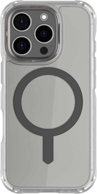 Ghostek Covert iPhone 16 Pro Clear Case - Compatible with MagSafe Accessories, Shockproof Silicone, Minimalist Phone Cover (6.3 Inch, Clear Matte)