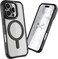 Ghostek Covert iPhone 16 Pro Clear Case - Compatible with MagSafe Accessories, Shockproof Silicone, Minimalist Phone Cover (6.3 Inch, Smoke Matte)