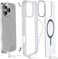 Ghostek Covert Clear iPhone 16 Pro Max Case, Compatible with Apple MagSafe Silicone Fusion Slim Shockproof Phone Case, 6.9 Inch, Clear Matte