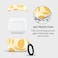 Burga AirPods 4 Lemon Tart Protective Elegant Case For Apple AirPods, Cover Charging LED Visible, Scratch-Resistant, Shockproof Case