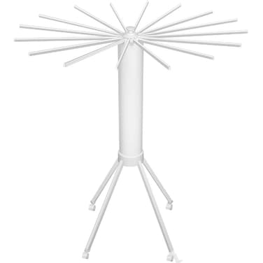 GENNEXT Tripod Modern Clothes Drying Rack, 16 Rods Foldable Drying Rack Clothing for Laundry, 4 Leg with Wheels Collapsible Portable Dryers for Indoor &amp;Outdoor