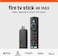 Fire TV Stick 4K Max 2nd Gen Remote, Quad-core 2.0GHz, Dolby Vision, 16GB Storage, HDR10+, Smart Home, Wi-Fi 6E, Alexa Voice, Black-2025
