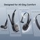 EKSA Bluetooth Headset, Wireless Headphones with AI-Powered Environmental Noise Cancelling Microphone (ENC) &amp; Fast Charging Stand, Lightweight, 45Hrs On-Ear Headphone with USB Dongle for PC