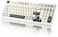 YUNZII YZ98 Gasket Mechanical Keyboard,99 Key Hot Swappable BT5.0/2.4G/USB-C Wireless NKRO 98% 1800 Layout with RGB LED Backlit for Linux/Win/Mac (Milk Switch, White)