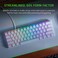 Razer Huntsman Mini 60% Wired Optical Clicky Switch Gaming Keyboard with Chroma RGB Backlighting - Mercury (International Version)
