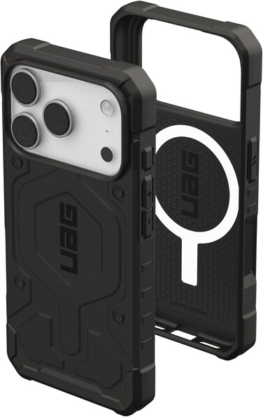 Urban Armor Gear UAG Pathfinder for iPhone 17 PRO case cover MagSafe compatible [18 Feet Drop tested] - Black