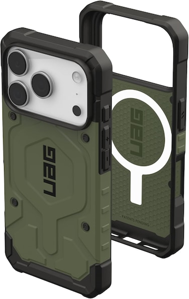 Urban Armor Gear UAG Pathfinder for iPhone 17 PRO case cover MagSafe compatible [18 Feet Drop tested] - Olive
