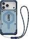 Urban Armor Gear UAG Pathfinder Clear for iPhone 17 Pro MAX case cover [MagSafe compatible] with Wrist [Lanyard] 18 Feet Drop tested - Blues