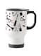 Makeup And Fashion Printed Travel Mug White 13centimeter