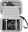 Lacdo Camera Case for Canon PowerShot G7 X Mark IIIPowerShot G7 X Mark II 4K Vlogging Camera, Point and Shoot Vlogging Camera Bag Carrying Case Mesh Pocket fits USB Cable Batteries Black+Gray