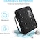Lacdo Hard Travel Electronic Organizer Case for MacBook Power Adapter Charger, Cables, Cords, Apple Pencil, Mouse, Power Bank, USB Flash Disk, SD Cards EVA Protective Portable Accessories Bag, Black