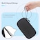 Lacdo USB Flash Drive Case Thumb Drive Holder Case Organizer Portable Electronic Accessories Storage Bag for SanDisk SamData Samsung USB Flash Drives Jump Drive Memory Stick, SD Card, Cable, Black