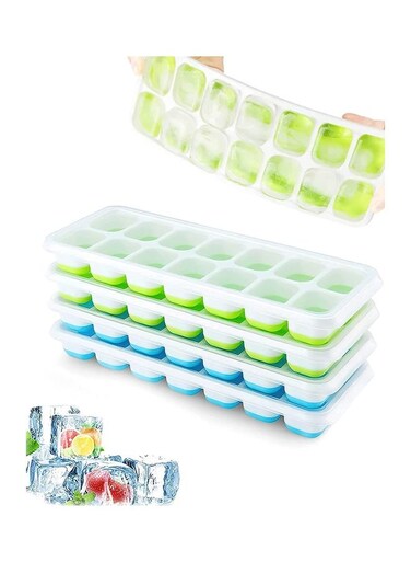 Ice Cube Tray Set Multicolour 25.4x9.8x2.8cm