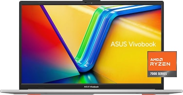 Asus Vivobook Go 15  Laptop - AMD Ryzen 5-7520U  15.6inch FHD  512GB SSD  8GB RAM  Shared AMD Radeon Graphics  Win 11 Home  English &amp; Arabic Keyboard  SILVER Middle East Version - [E1504FA-BQ085W]
