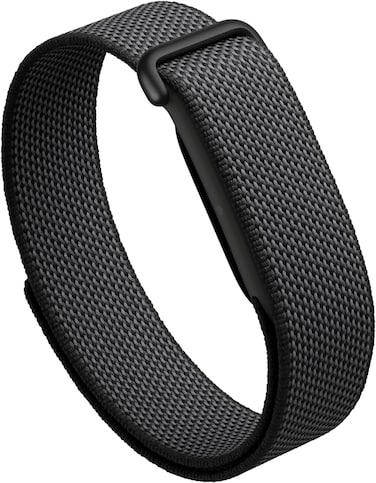 Google Fitbit Air - Screenless Activity Tracker with Fitness, Heart Rate, and Sleep Tracking - AI-Powered Coaching - Up to 7 Days Battery, Works with iOS and Android - Obsidian (International Version)