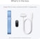 Google Fitbit Air - Screenless Activity Tracker with Fitness, Heart Rate, and Sleep Tracking - AI-Powered Coaching - Up to 7 Days Battery, Works with iOS and Android - Lavender (International Version)