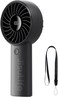JISULIFE Handheld Mini Fan, 5000mAh Upgraded Portable Fan with Powerful Wind, USB Rechargeable Mini Hand Fan with Digital Display, 5 Wind Speeds, Ideal for Travel/School/Eyelash-Black