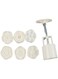 Dubai Gallery Mooncake Shape Cake Baking Mold White