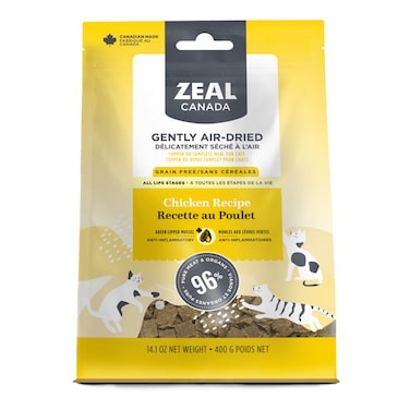 Zeal Gently Air-Dried Chicken Recipe for Cats 14oz/400 g
