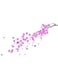 Stickieart Pink Flower Branch Wall Decal, Multi-Colour, 50 X 70 cm, Sta-120