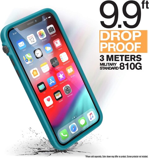 Catalyst iPhone Xs Case Impact Protection Compatible iPhone X, Military Grade Drop And Shock Proof Premium Material Quality, Slim Design, Glacier Blue