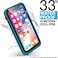 Catalyst iPhone X Waterproof Case, Shock Proof Premium Material Quality, Slim Design For Swimming, Beach Trips, Kayaking, Cruise Accessories With Lanyard (Teal) Only For iPhone X