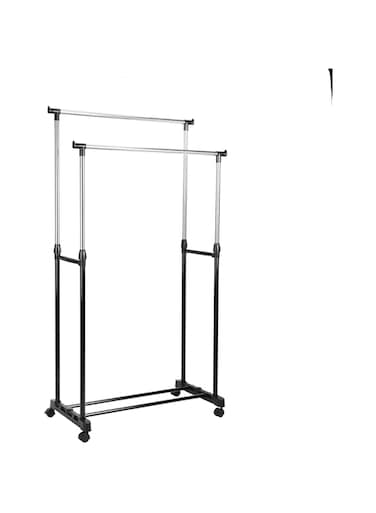 Royalford Double Rail Clothes Rack RF12433 heavy Duty organizer Metal freestanding Clothes rail for display and storage Large Capacity