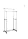 Royalford Double Rail Clothes Rack RF12433 heavy Duty organizer Metal freestanding Clothes rail for display and storage Large Capacity