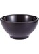 Harmony 10 Inch Rounded Bowl - Black