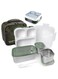 Stainless Steel Bento Lunch Box for Adults and Kids, 3 Compartments Large Leakproof Meal Prep Food Container for Men,Women Work or School Lunch Box,720ml,Green