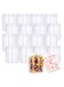 Pack of 18 Refillable Empty Slime Containers with Lids Round Clear Jars - Wide-Mouth Plastic Slime Storage Favor Jars for Crafts - Dry Food - Peanut Butter - Honey - and Jam Storage (7.1oz/210ml)