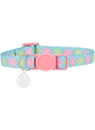 duvoplus Duvo+ cat collar squares nylon, adjustable outdoor quality with safety closure 20-30cm/10mm
