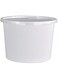 Packwell Microwave Round Shaped Container with Lid 100-Pieces, 2000 ml Capacity, White
