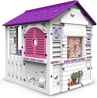 تشيكوس - كاسيتا كاسابيلا   بيت أطفال داخلي وخارجي. مصنوع من بلاستيك متين وقوي. مناسب للأطفال من عمر سنتين فما فوق (89630)