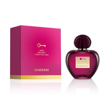 Antonio BanderasPerfumes - Her Secret Temptation - Eau de Toilette for Women - Romantic, Charming and Femenine Fragance - Oriental and Sweet Notes - Ideal for Day Wear - 1.7 Fl Oz