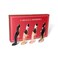 Carolina Herrera Good Girl 4 Pc Mini Shoe Gift Set, Red Pink Black