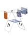 CARONIC Cloth Drying Stand Stainless Steel Foldable Clothes Dryer Stand Easy Storage Laundry Hanging Rack With Shoe Holder (144 * 60 * 96.5 CM)
