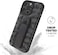 Adidas Phone Case Compatible With iPhone 13 Pro, Black Camo Grip Design, Shockproof, Impact-Resistant, Fully Protective Sports Cell Phone Cover With Snap-On Design