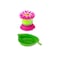 Vigar Flower Power Palm Dish Brush