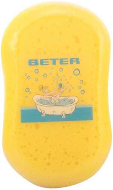 Beter Bath Sponge Mixed-Peeling, Dual Texture Bath Sponge &amp; Peeling