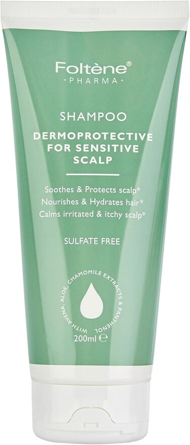 Foltene Pharma Dermoprotective Shampoo For Sensitive Scalp  To Soothes &amp; Protects Scalp Nourish &amp; Hydrate Hair Calms Irritated And Itchy Scalp  Salphate Free  200Ml