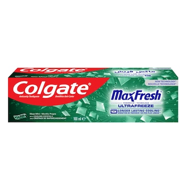Colgate Max Fresh Clean Mint Green Gel Toothpaste 100ml