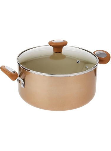 Meyer Aluminum Non-stick Covered Saucepan Set of 2-Piece - Cream MY16865