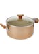 Meyer Aluminum Non-stick Covered Saucepan Set of 2-Piece - Cream MY16865