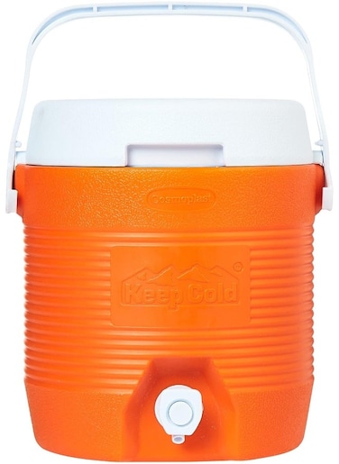 6L Orange- Insulated Keep Cold Plastic Water Cooler